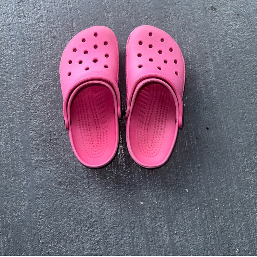 Pink crocs for kids